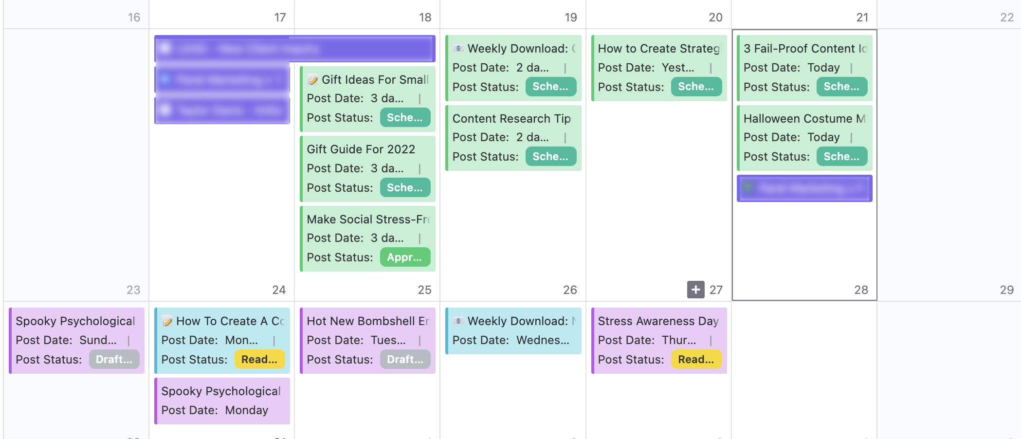 How To Develop A Content Calendar System Using ClickUp