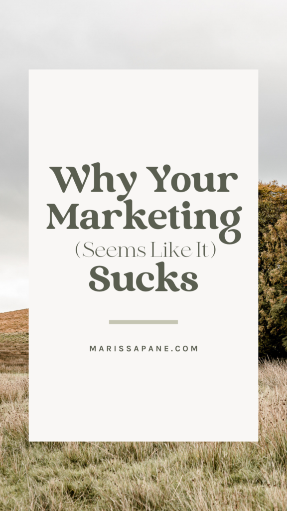 Is your digital marketing strategy not working? Here's why your marketing efforts feel like they suck.