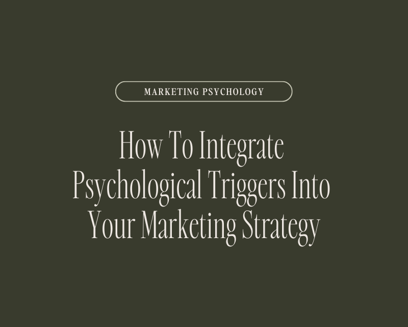 psychological triggers marketing