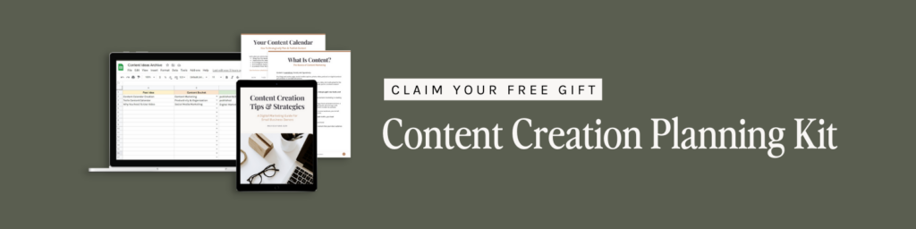 Content Creation Planning Kit